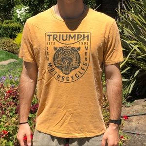 Lucky Brand Triumph Motorcycles shirt